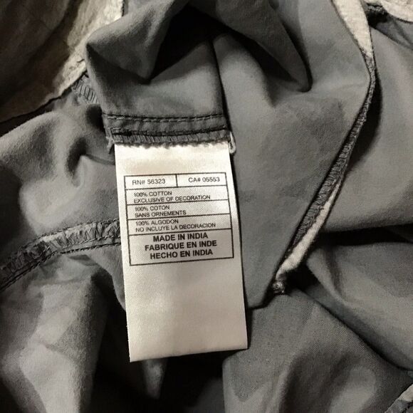 VTG Nike Sportswear Womens Med Capri Camo Cargo Pants Camouflage Cotton Y2K - Picture 10 of 14